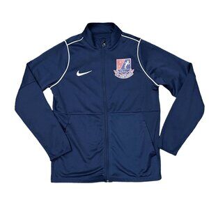 Nike FC Portland Soccer Navy Warm Up Youth Jacket All Genders Size L 14/16